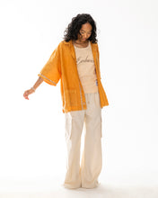 Load image into Gallery viewer, The Boxy Guayabera - Burnt Orange