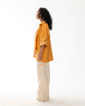 Load image into Gallery viewer, The Boxy Guayabera - Burnt Orange