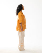 Load image into Gallery viewer, The Boxy Guayabera - Burnt Orange