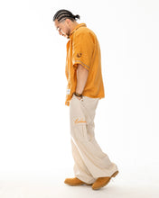 Load image into Gallery viewer, The Boxy Guayabera - Burnt Orange