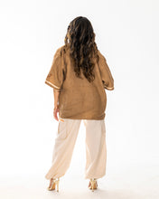 Load image into Gallery viewer, The Boxy Guayabera - Dusty Brown