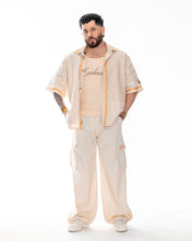 Load image into Gallery viewer, The Boxy Guayabera - Oatmeal Khaki