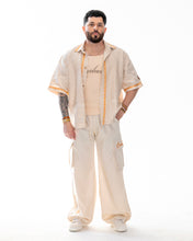 Load image into Gallery viewer, The Boxy Guayabera - Oatmeal Khaki