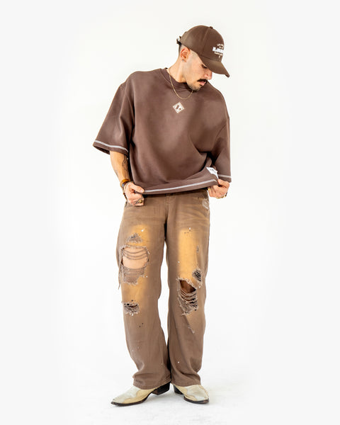 Tierra Poncho Crewneck